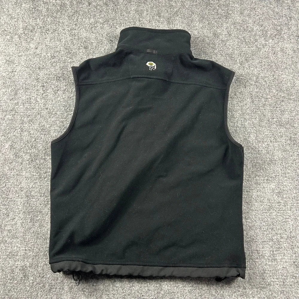 Mountain Hardwear Fleece Vest Mens Large Black Windstopper GORE OM1623 Gorpcore